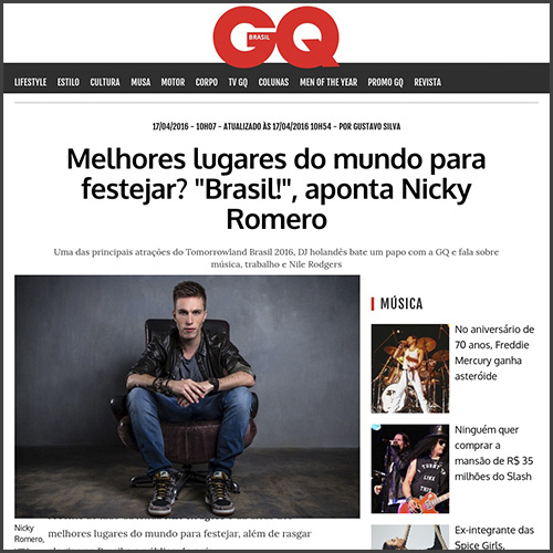Tomorrowland Brasil, Nicky Romero, Protocol Recordings, interview, News