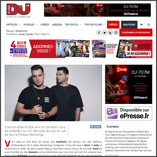 StadiumX, DJ Mag, News