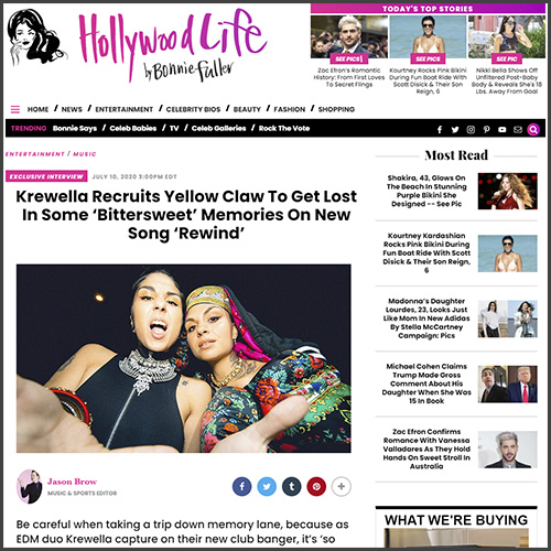 Krewella, Yellow Claw, Hollywood Life, News