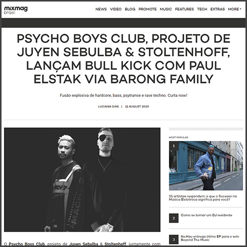 Psycho Boys Club, barong Family, News