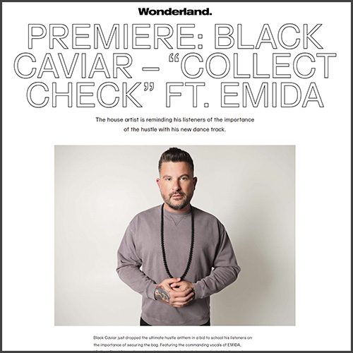 Black Caviar, Emida, Wonderland, News