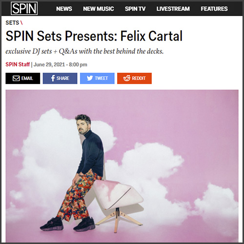 Felix cartal, SPIN, News