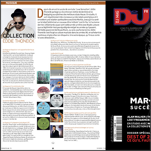 DJ Mag, France, Eddie Thoneick, Erick Morillo, Subliminal, Armada, House, News