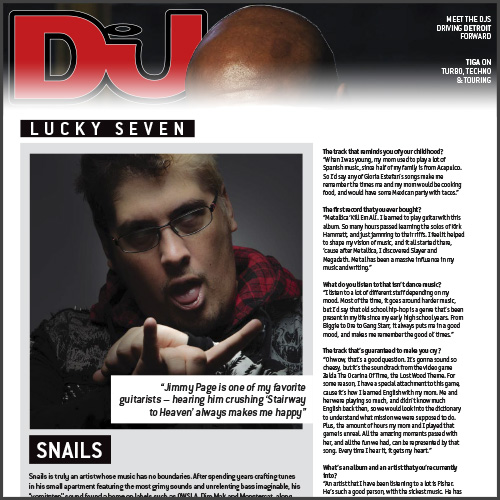 Snails. Dj Mag, Lucky Seven, News