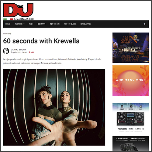 Krewella, DJ Mag Italy, News