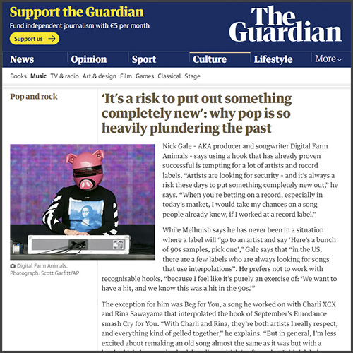 Digital Farm Animals, The Guardian, News
