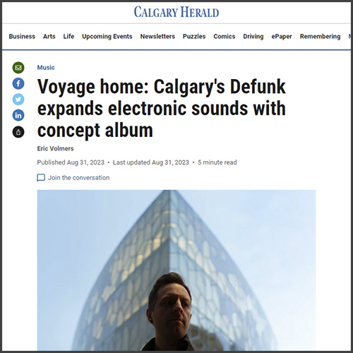 Defunk, Calgary Herald, News