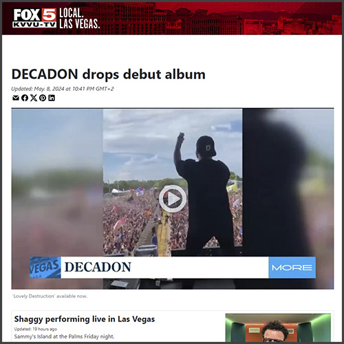 DECADON, FOX5 Las Vegas, News