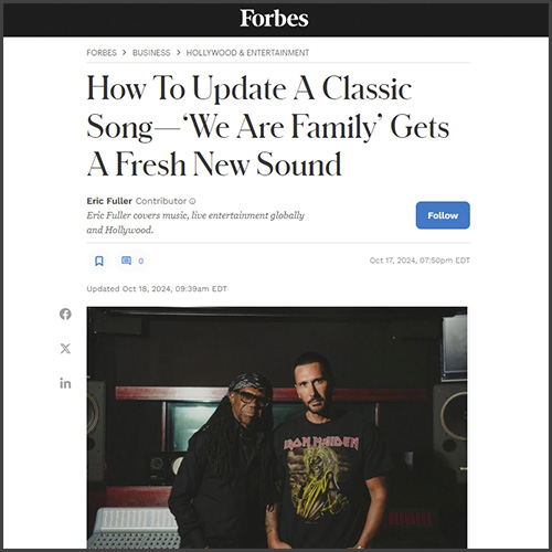 Cedric Gervais, Nile Rodgers, Forbes, News