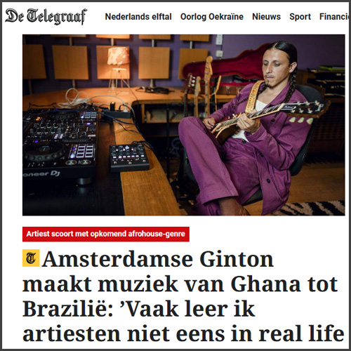 gintondetelegraaf Ginton, De Telegraaf, News