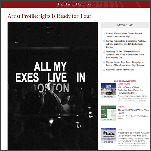 jigitztheharvardcrimson The Harvard Crimson, Jigitz, News