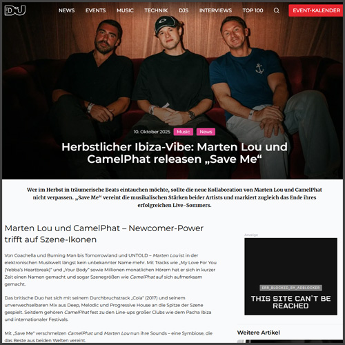 martenloucamelphatdjmaggermany Marten Lou, Camelphat, DJ Mag Germany, News