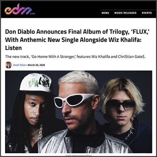 Don Diablo, Wiz Khalifa, edm.com, News