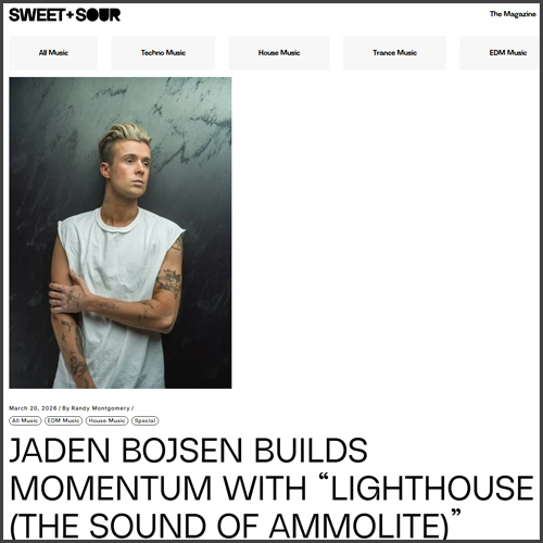 Jaden Bojsen, Sweet+Sour, News