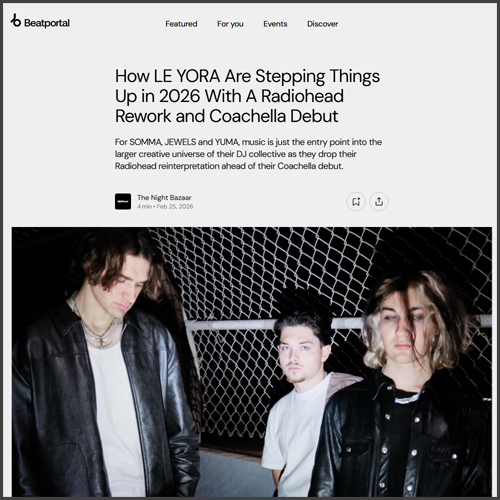 Le Yora, Beatportal, News